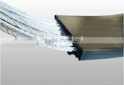 China supplier steel mesh cord conveyor belt