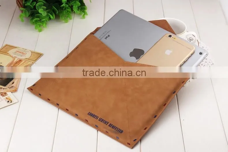 Classic Envelope Design For iPad Air 2 Case, Leather Case for iPad 6, For IPad Air2 / iPad Pro 9.7 Case Cover