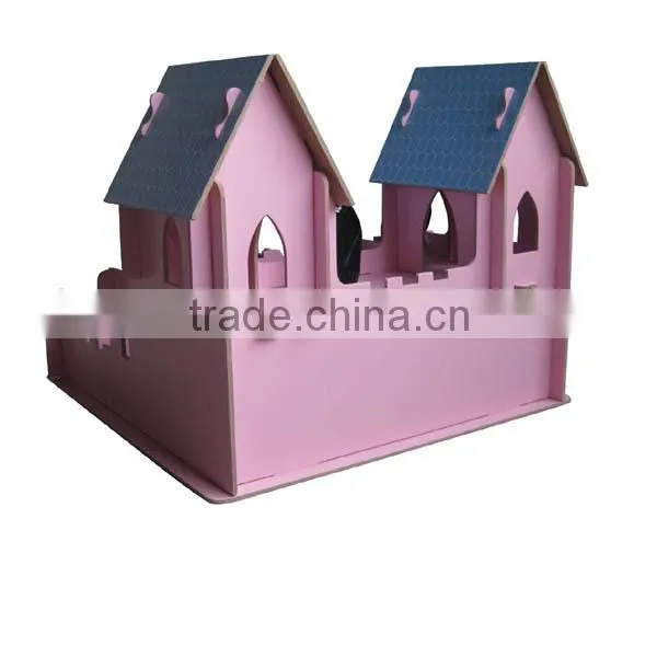 wooden castle with soldier