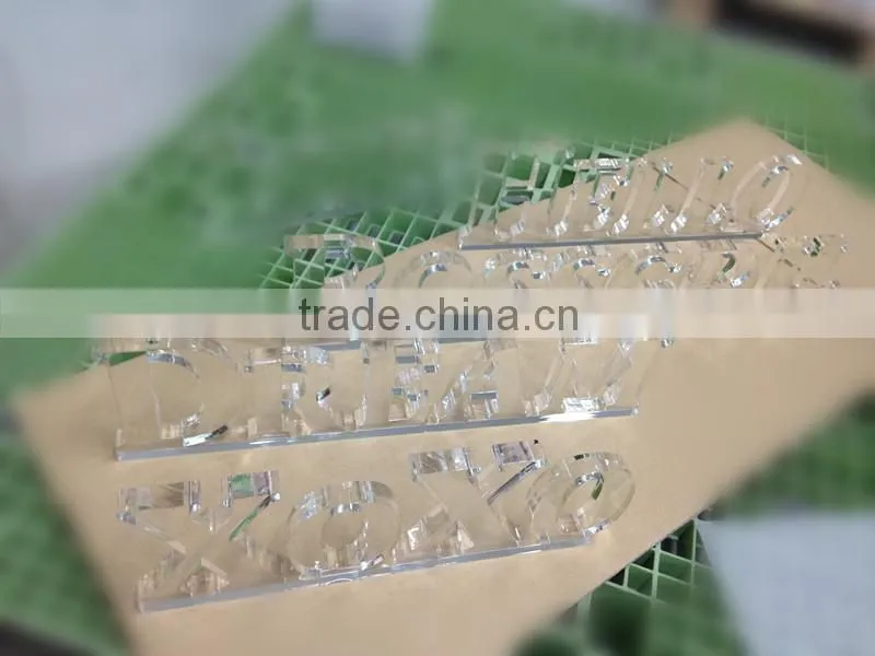 wholesale acrylic decoration 3d acrylic letter sign