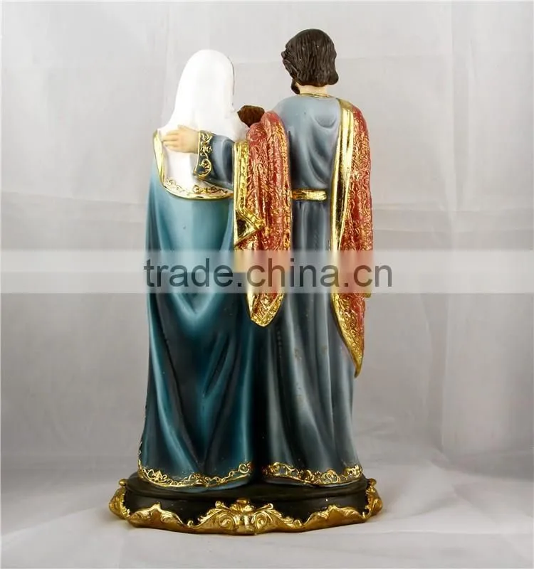 Factory Custom-Made High Quality Resin Holy Family Of Catholic Religious Souvenirs