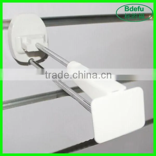 Cheap price! EAS supermarket hanging hook / security tag detacher hook /slatwall hook locks and magnetic keys