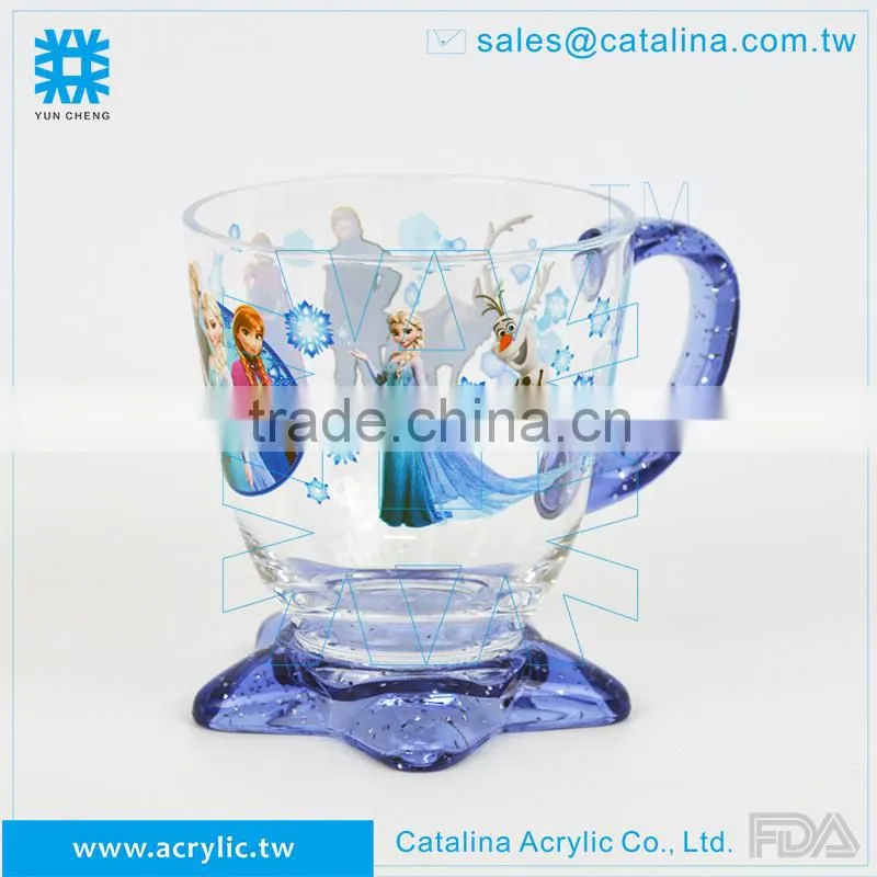 Acrylic 9oz STAR SHAPE BOTTOM EASY CUP