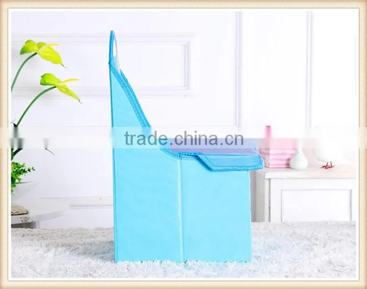 2016 new design kids storage stool,foldable toy storage box