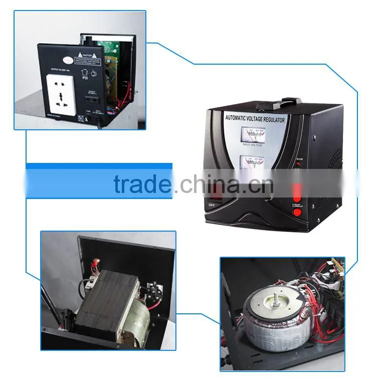 Environmental CE and ISO9001 approved single phase automotive voltage regulator 220v 110v