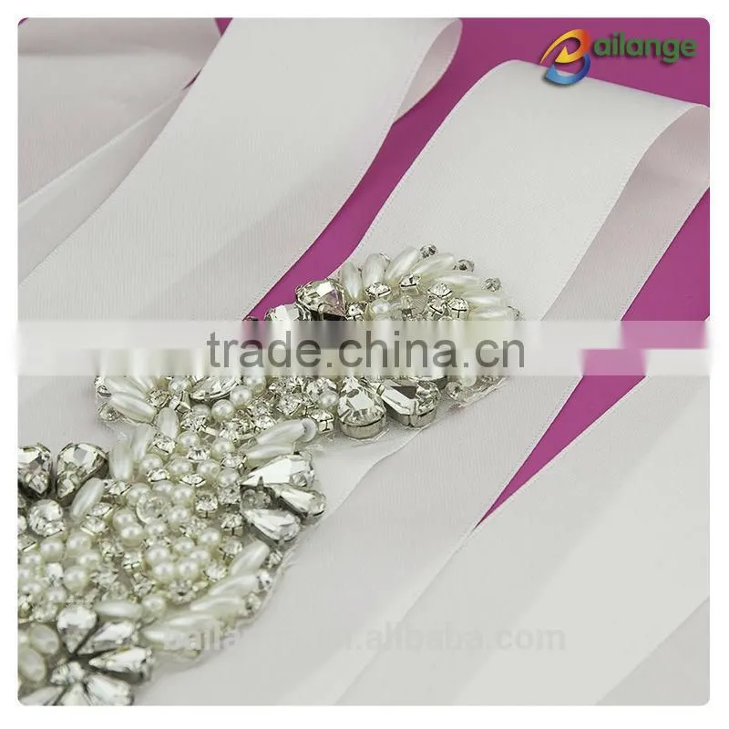 crystal hot fix 2014new acrylic rhinestone trimming applique transfer for dresses