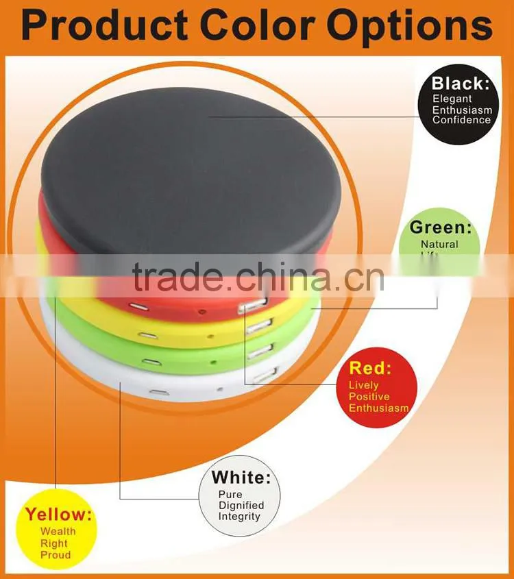 Portable and durable Shenzhen workingda 8000mah solar power bank