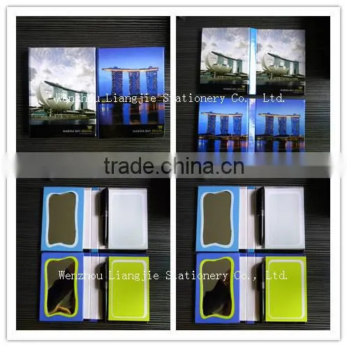 Cube Neon Memo Customized Shrink Wrapped Cube Notepad/Sticky Memo For Office