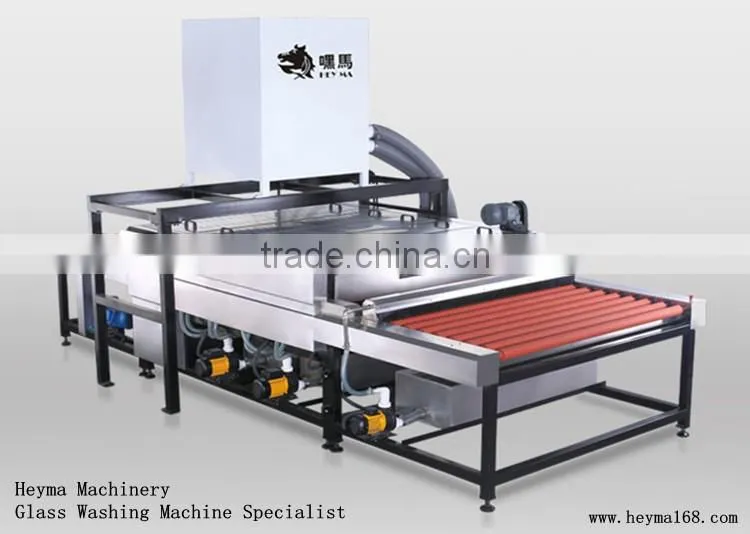 FoShan Machine !!Promotional price Heyma Air Knife Glass Washing and Drying Machine 1600mm hot-sale washing machine