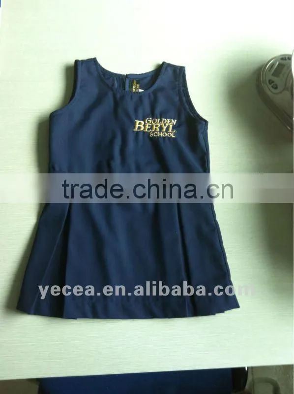 Nice design pinafore school uniform