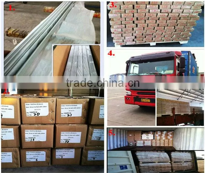 aluminium square round tube with different surface treatment
