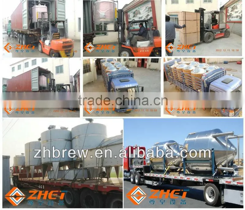 500l half red copper half SUS304 commercial brewing equipment/beer brewery CE OEM factory