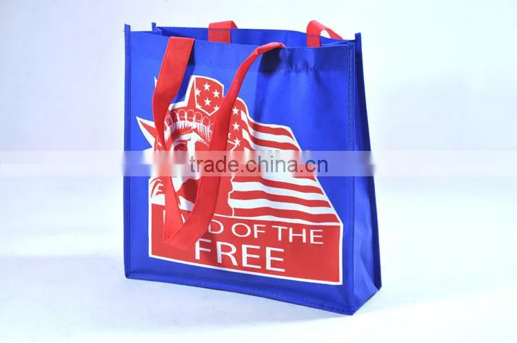 BSCI audit factory printed plastic bags/silver handbags/shopping bag