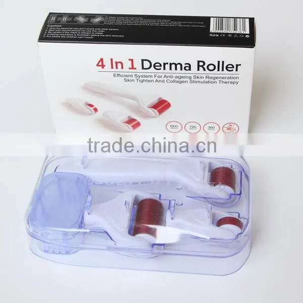 Titanium 192 micro needle roller derma roller best hair loss treatment products