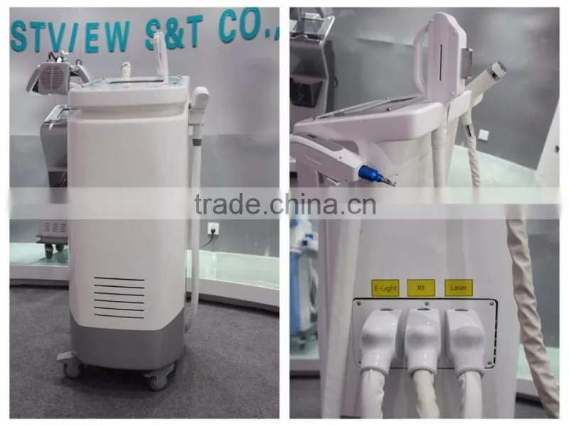 3 in 1ipl/shr rf nd yag laser permanent hair remove beauty salon equipment