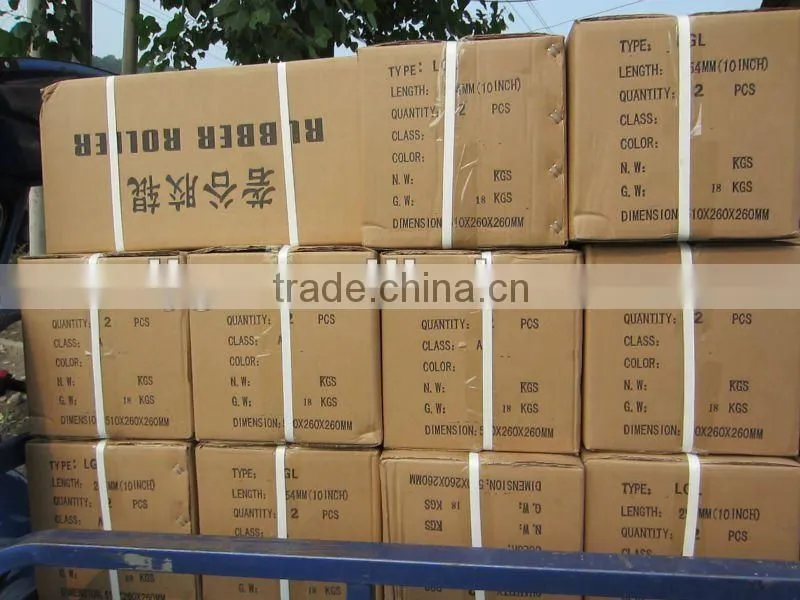 polyurethane aluminum drum rice mill rubber rolls