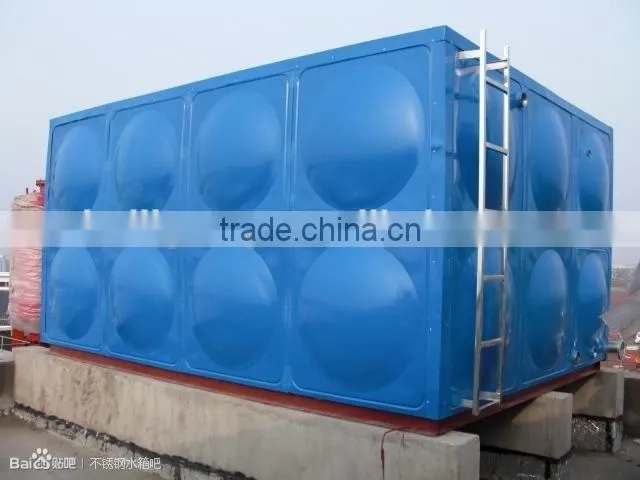 Insulated Galvanized steel sectional hot water tanks