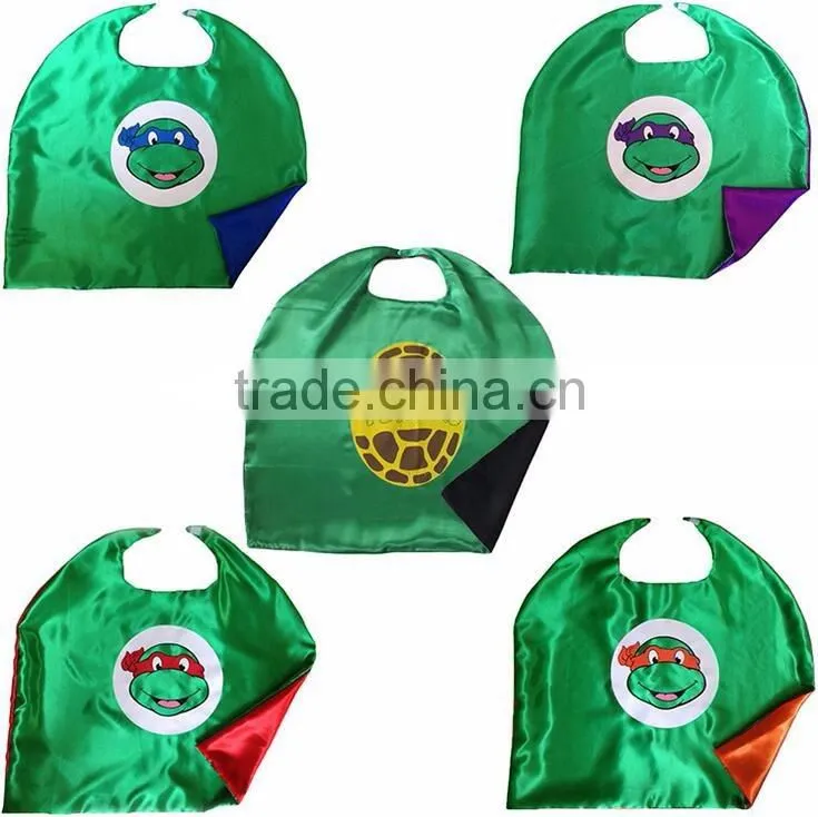 Doule layer Kids Adult Super Hero Capes