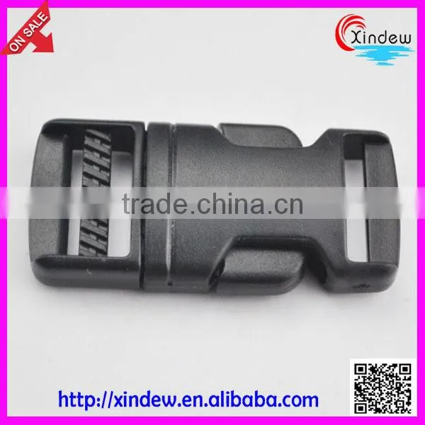 Black plastic schoolbag buckle, bag accessories, bag buckle (XDZY-001)