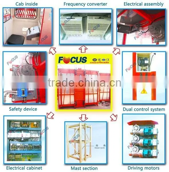 SC Series SC100 or SC100/100 Construction Lift/ Lifter/ Hoist/ Lifter/ Elevator/ with good price