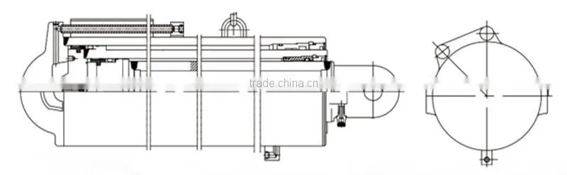 double acting coal mining hydraulic cylinder