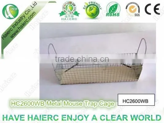 zinc plated metal rat trap box metal plastic bait station/metal mouse trap multiple catch