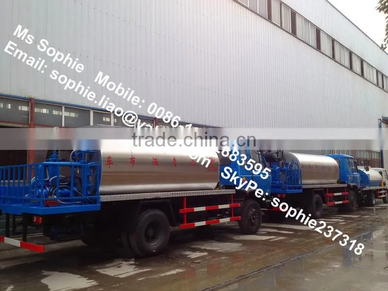 dongfeng 8-10t asphalt transport truck,bitumen tank truck,road marking truck for sale