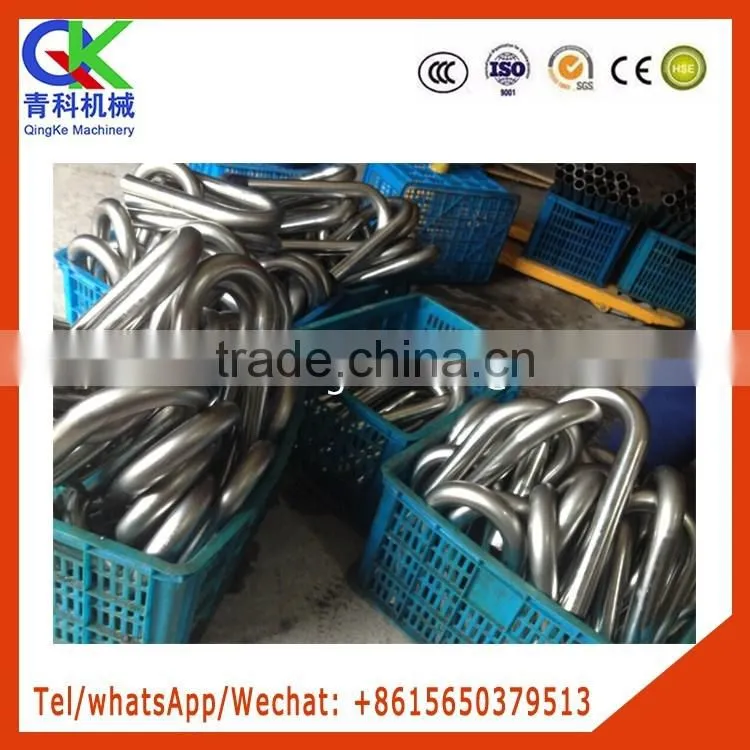 bent pipe grinding machine tube rust remover