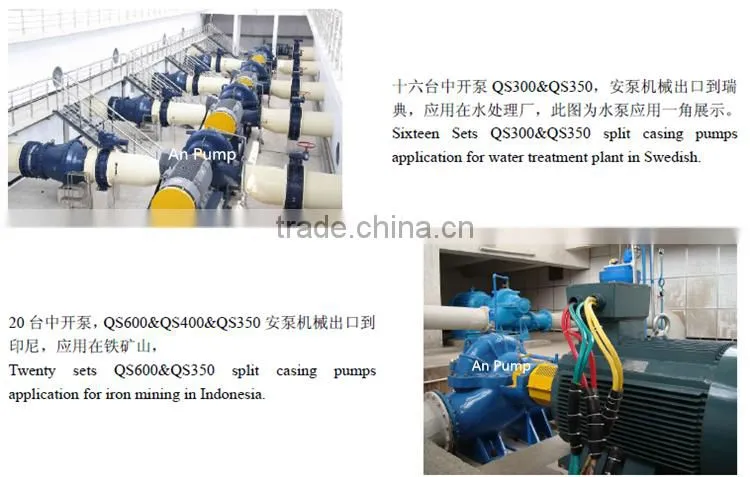 Large Capacity Split Casing Stainless Steel Sea Water Pump