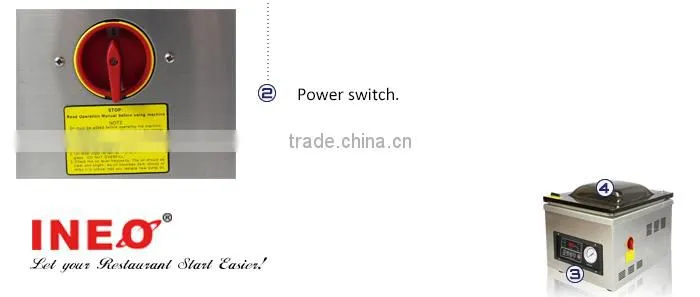 Table top automatic food vacuum machine,vacuum packing machine