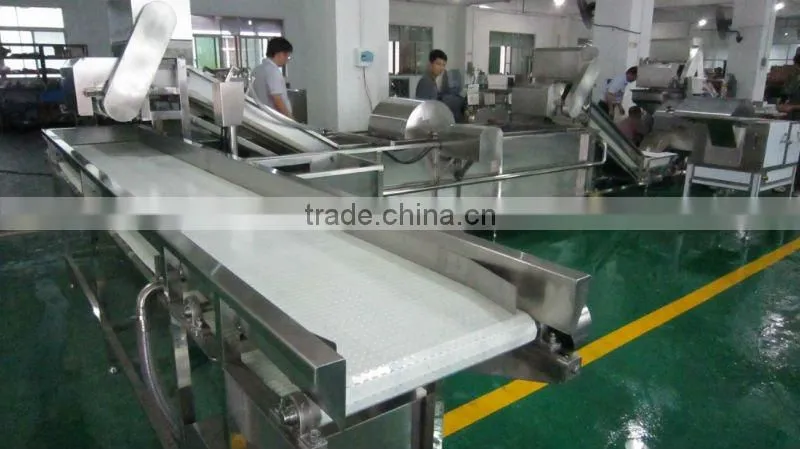 Washing cutting vegetable production line (video)