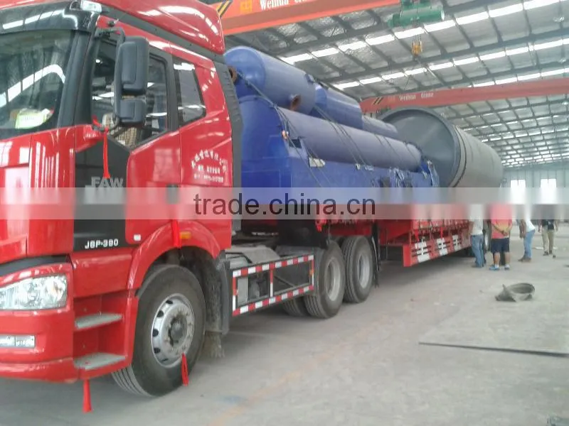 DAYI Professional Plastic Oil Pyrolysis Plant Convert Scrap Plastic To Fuel oil And Carbon 20Ton Per Day