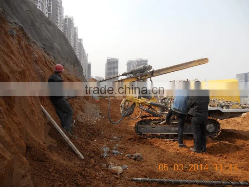 hydralic crawler mining rock drilling rig CTQ-G140YF