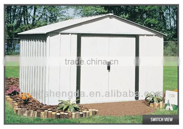 modern high quality metal frame garden shed for sale