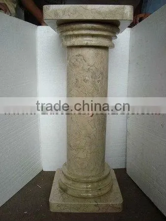 EXPORT QUALITY SAHARA BEIGE MARBLE PEDESTALS