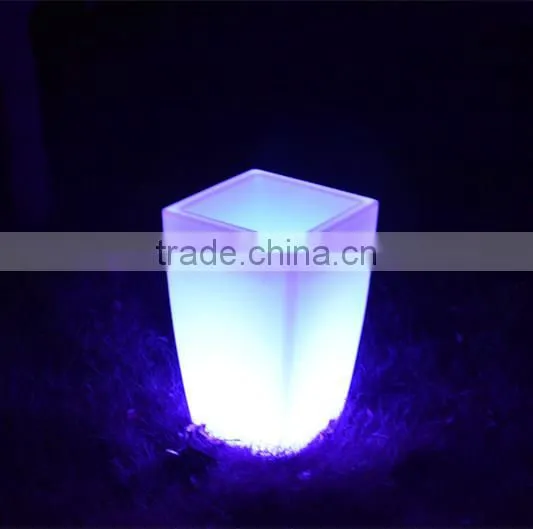 High qualtiy LED decorative indoor flower pot christmas decor planter