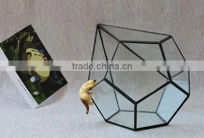 Glass vases terrarium ornament indoor plant greenhouse handblown glass terrarium