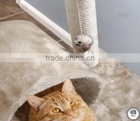 house wood cat tree