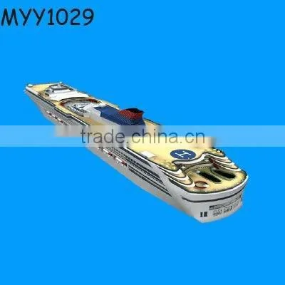 polyresin viking and viking ship model
