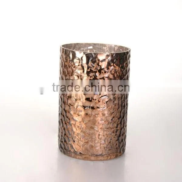 new design colored glass vase with different size