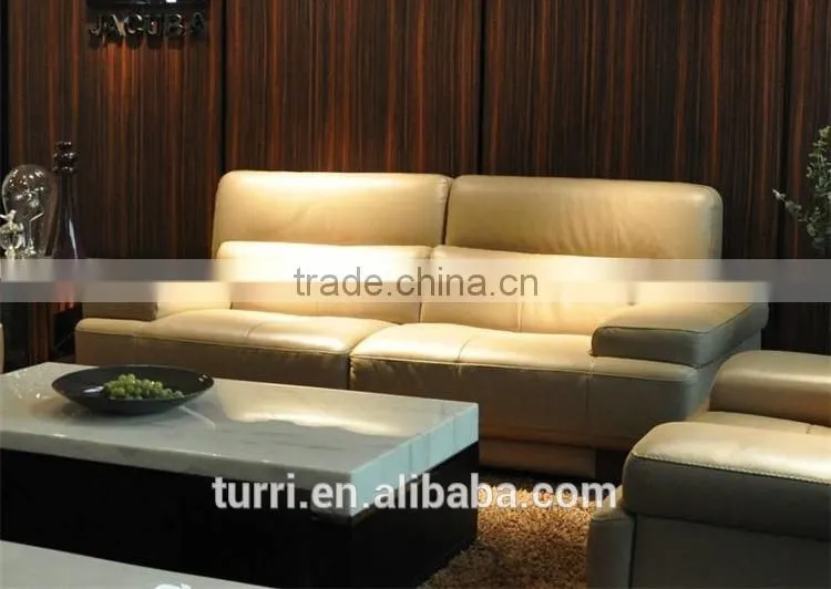 High quality royal cream sofa, Luxurious Antique italian leather