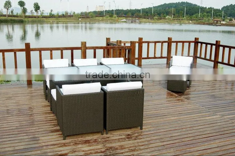 2015 new specific patio garden rattan sofa set office conference table chair furniture