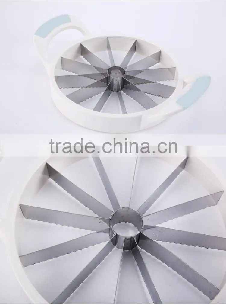 2015 newest Fruit & Vegetable Tools 12 slices stainless steel Watermelon Slicer Melon Slicers