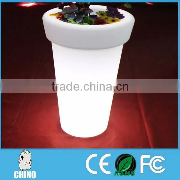 Wholesale LED ice bucket led flower pot /solar flower pot for hotel