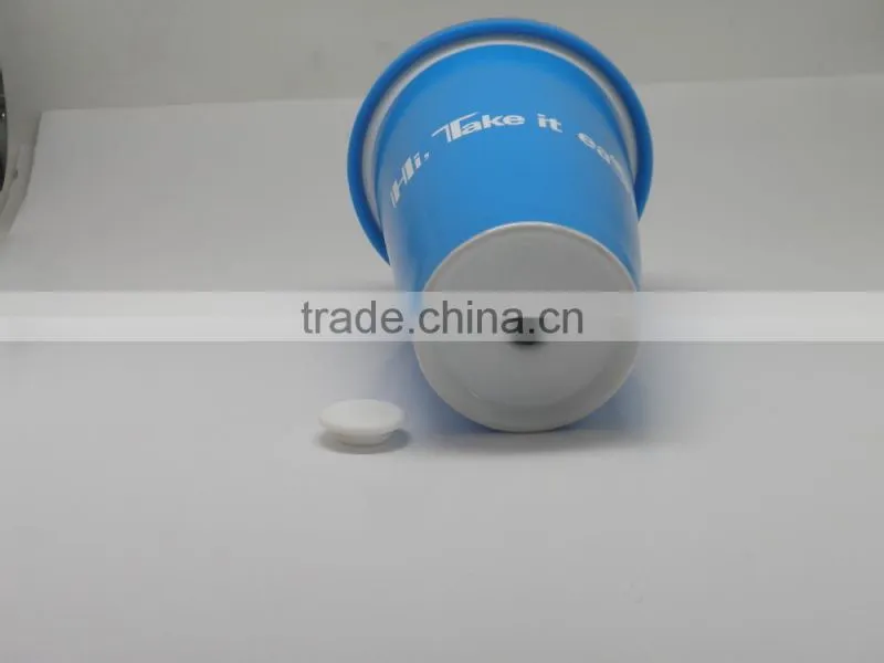 350ml Ceramic Mug with Silicone Cap Customized