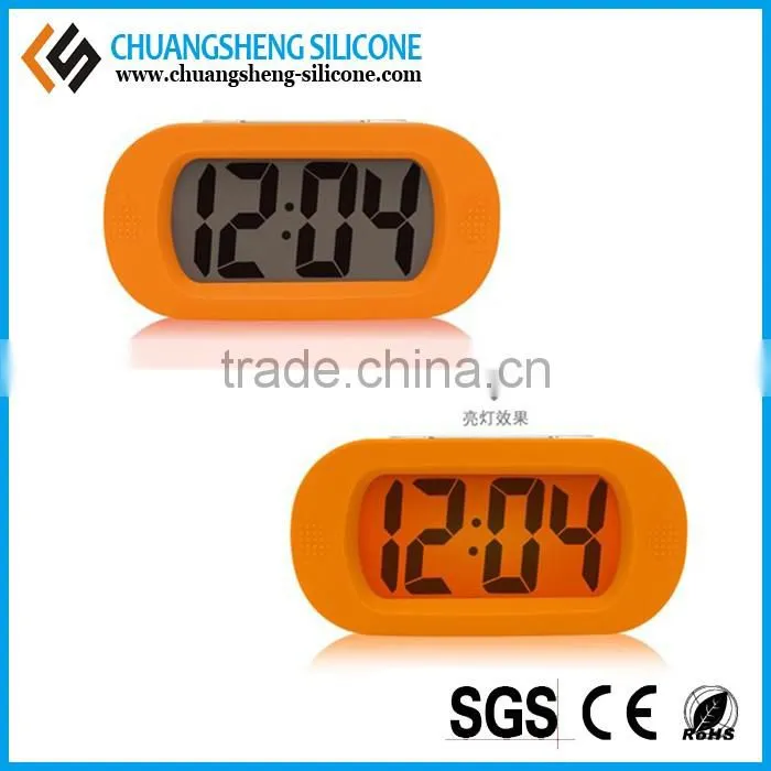 Table decoration clock, silicone alarm clock