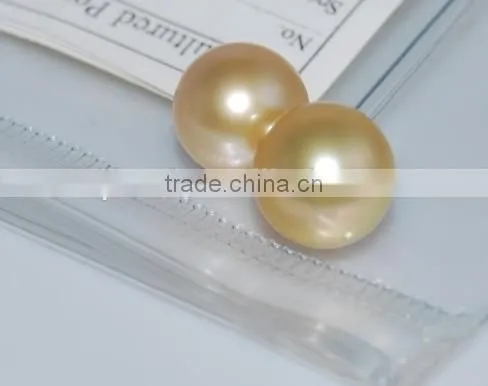 new design 12-13mm golden round south sea pearl