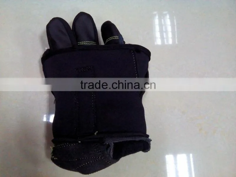 Sunnyhope leather winter hunting shooting gloves