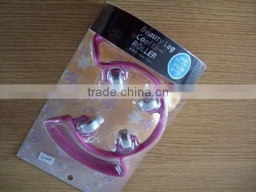 beauty leg cool roller plastic massager