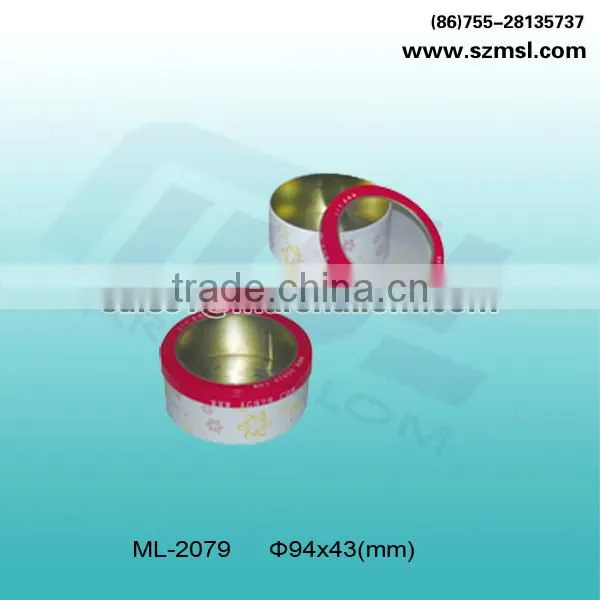 Promotion box with PVC window